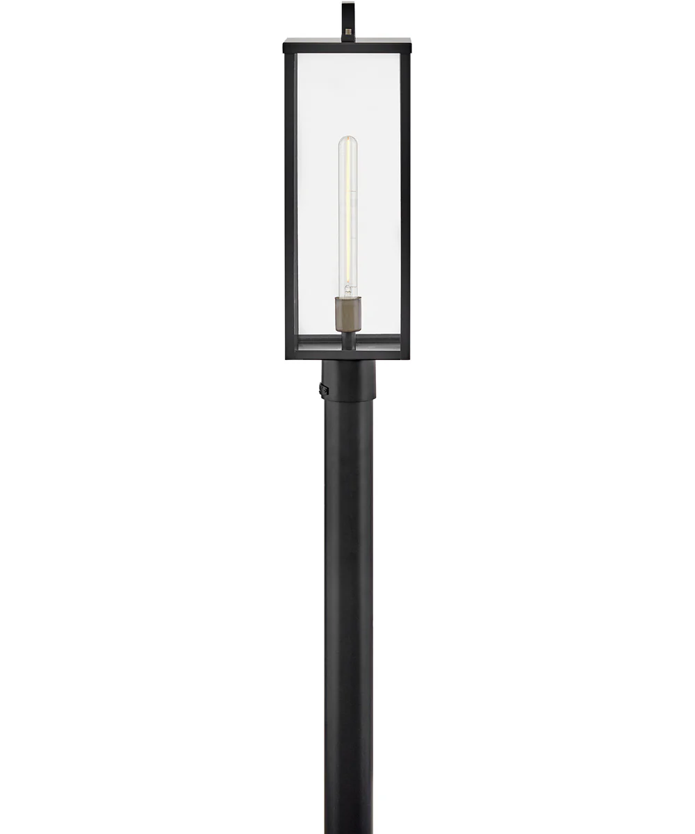 Catalina 1-Light Large Post Mount Lantern in Black - Image 5