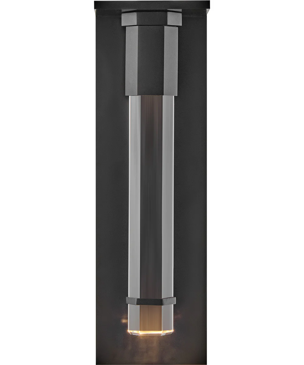 Cecily LED-Light Medium Wall Mount Lantern in Black - Image 3