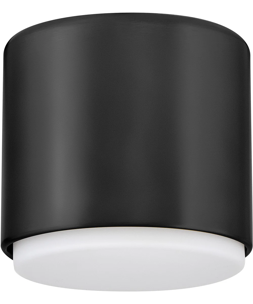 Cedric 1-Light Extra Small Flush Mount in Black - Image 2