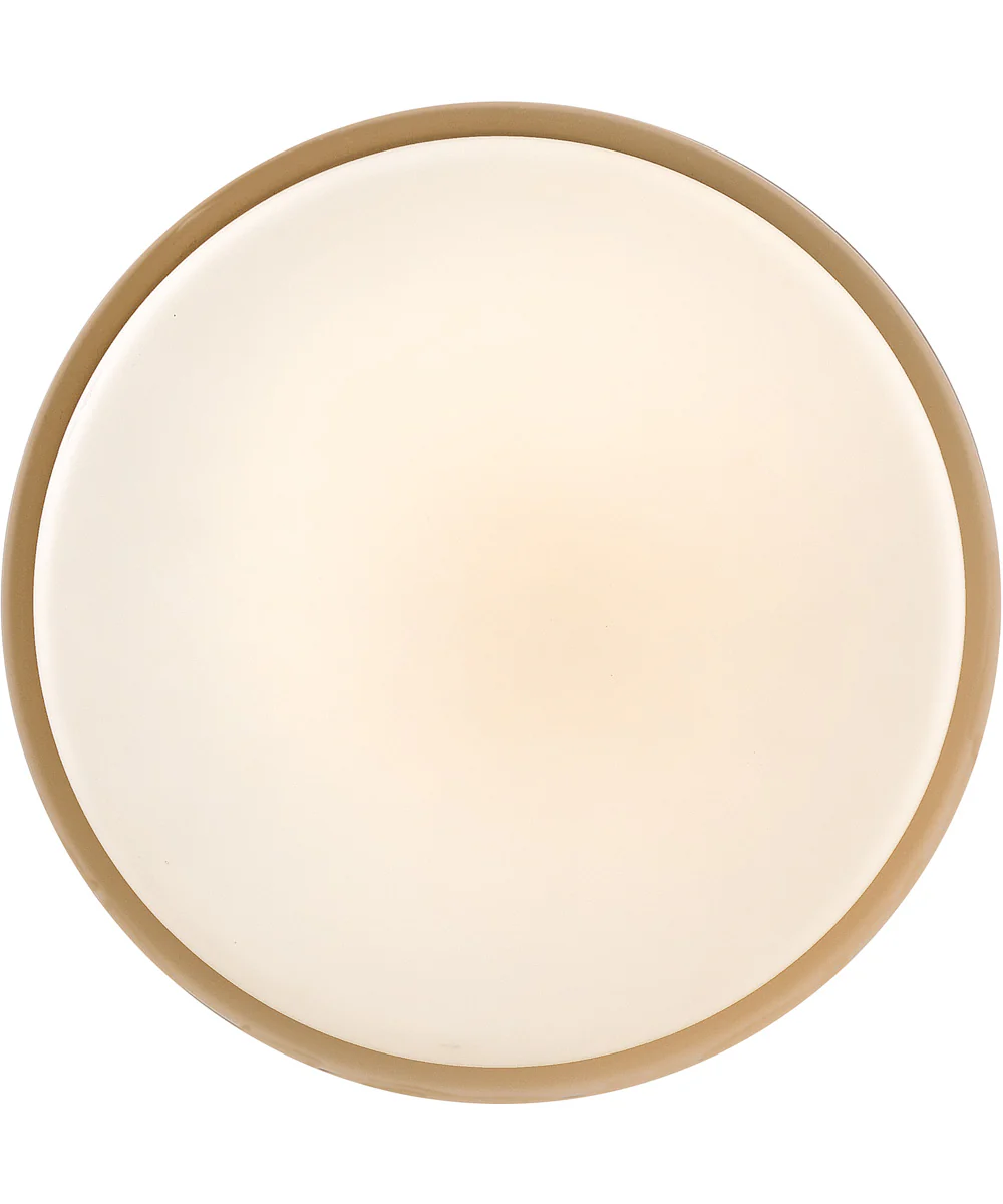 Cedric 2-Light Small Semi-Flush Mount in Lacquered Brass - Image 4