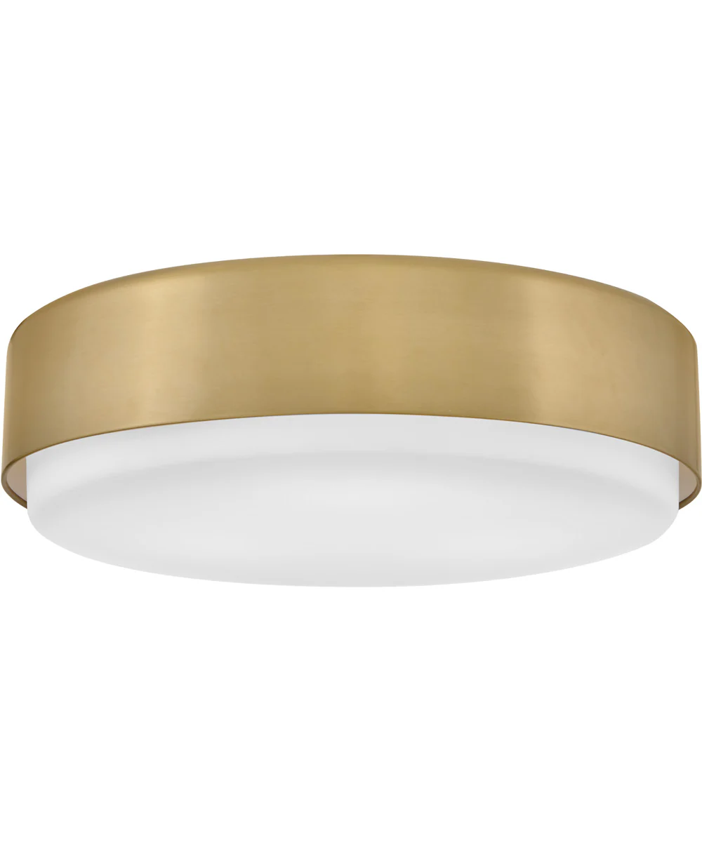 Cedric 3-Light Medium Flush Mount in Lacquered Brass - Image 2