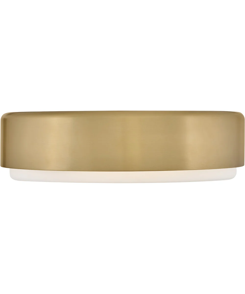 Cedric 3-Light Medium Flush Mount in Lacquered Brass - Image 3