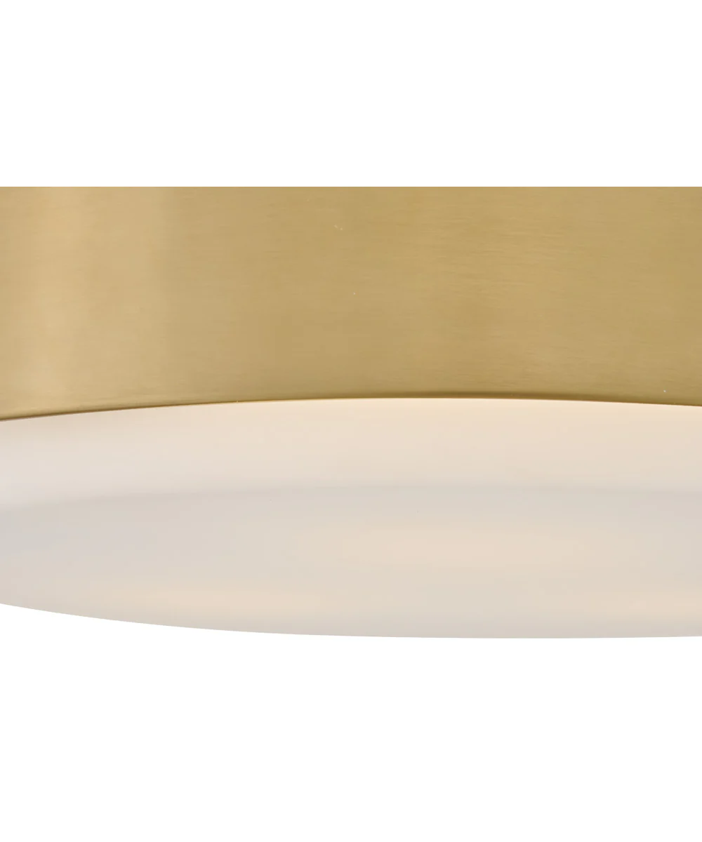 Cedric 3-Light Medium Flush Mount in Lacquered Brass - Image 5