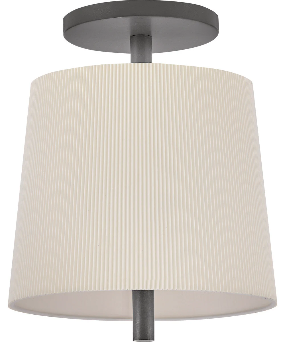 Clive 3-Light Small Semi-Flush Mount in Slate Bronze - Image 2