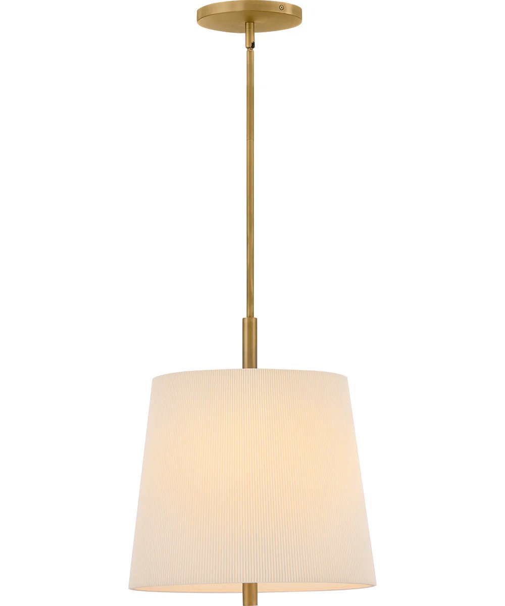 Clive 4-Light Large Tapered Pendant in Heritage Brass