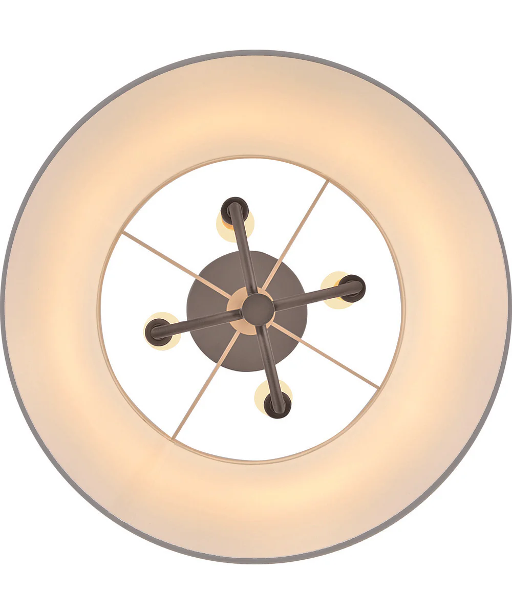 Clive 4-Light Large Tapered Pendant in Slate Bronze - Image 4