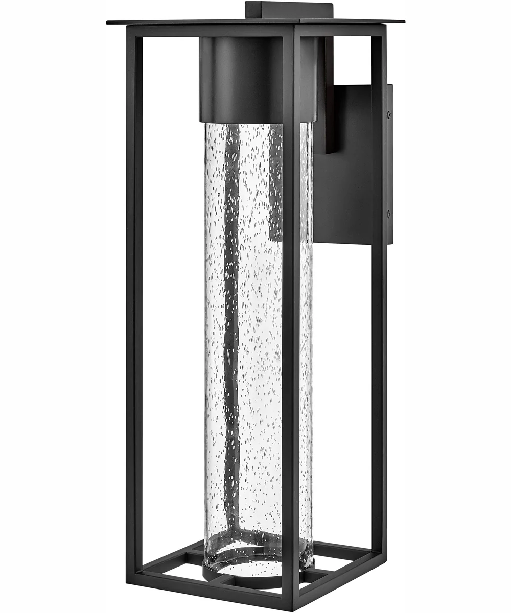 Coen Coastal Elements  1-Light Large Wall Mount Lantern in Black - Image 2