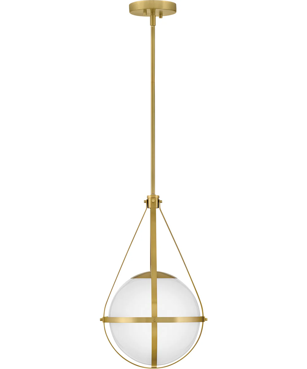 Colby 1-Light Small Pendant in Lacquered Brass - Image 5