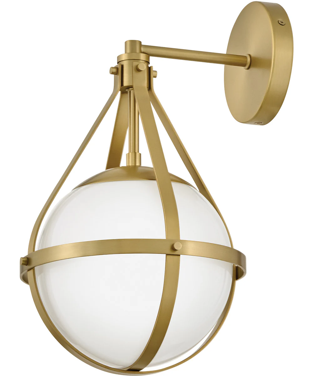 Colby 1-Light Small Single Light Sconce in Lacquered Brass - Image 3