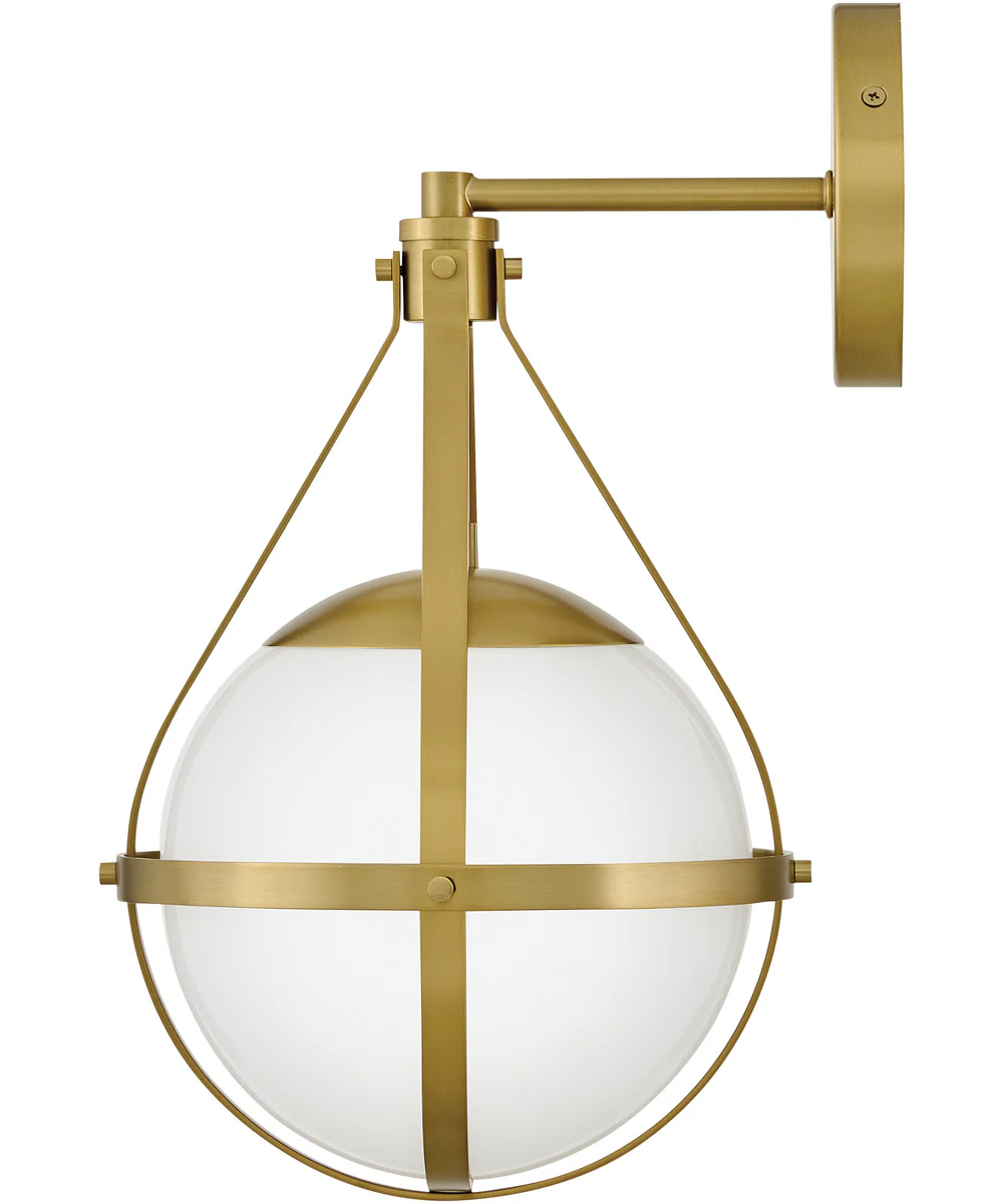 Colby 1-Light Small Single Light Sconce in Lacquered Brass - Image 5