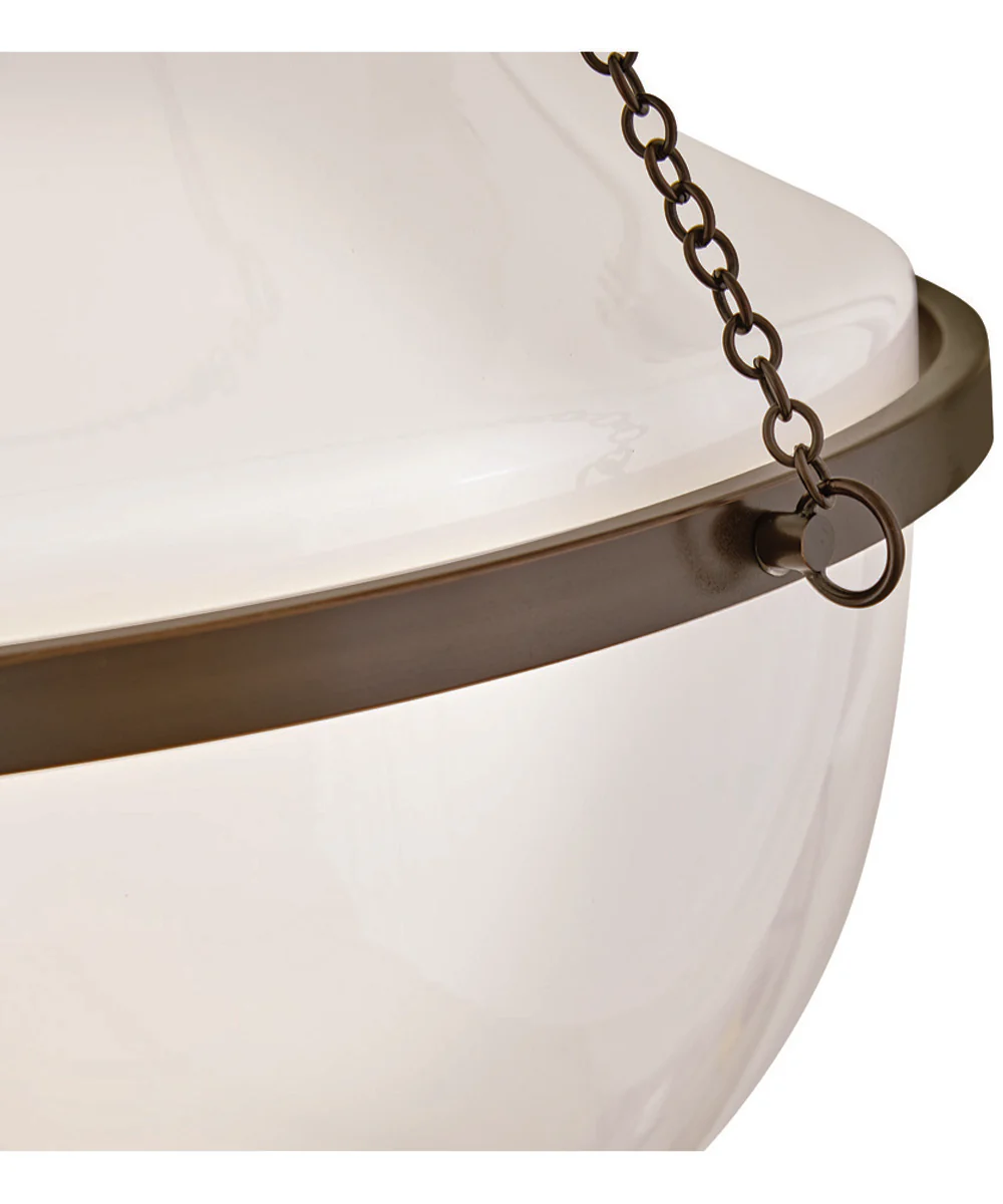 Collins 1-Light Large Pendant in Heritage Bronze - Image 6