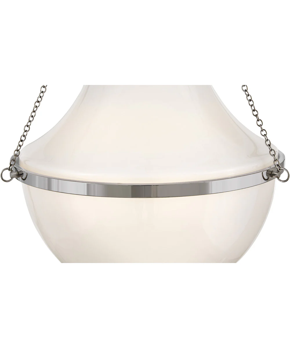 Collins 1-Light Large Pendant in Polished Nickel - Image 5