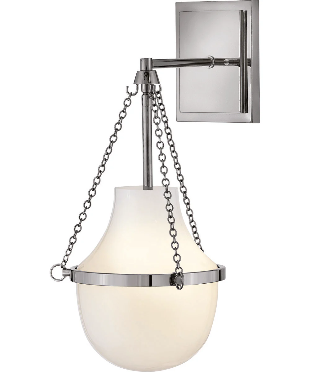 Collins 1-Light Medium Single Light Sconce in Polished Nickel - Image 3