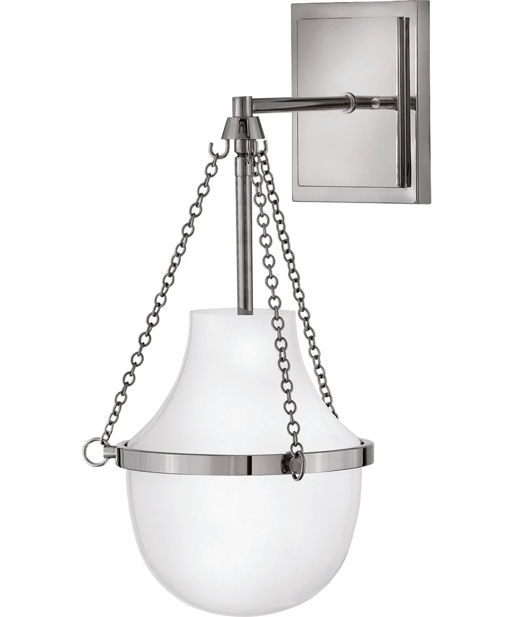 Collins 1-Light Medium Single Light Sconce in Polished Nickel - Image 4
