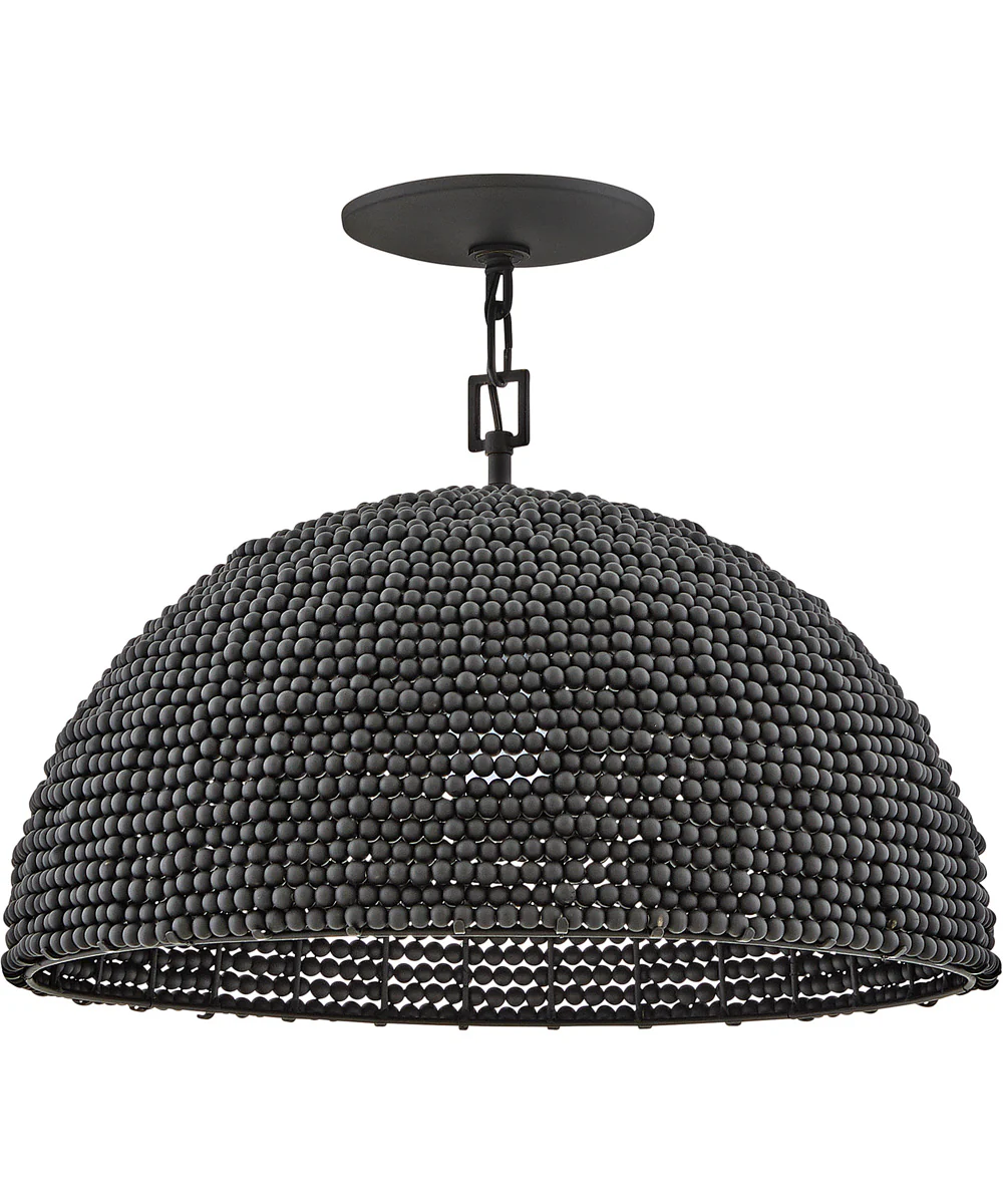 Dalia 1-Light Large Pendant in Black - Image 2