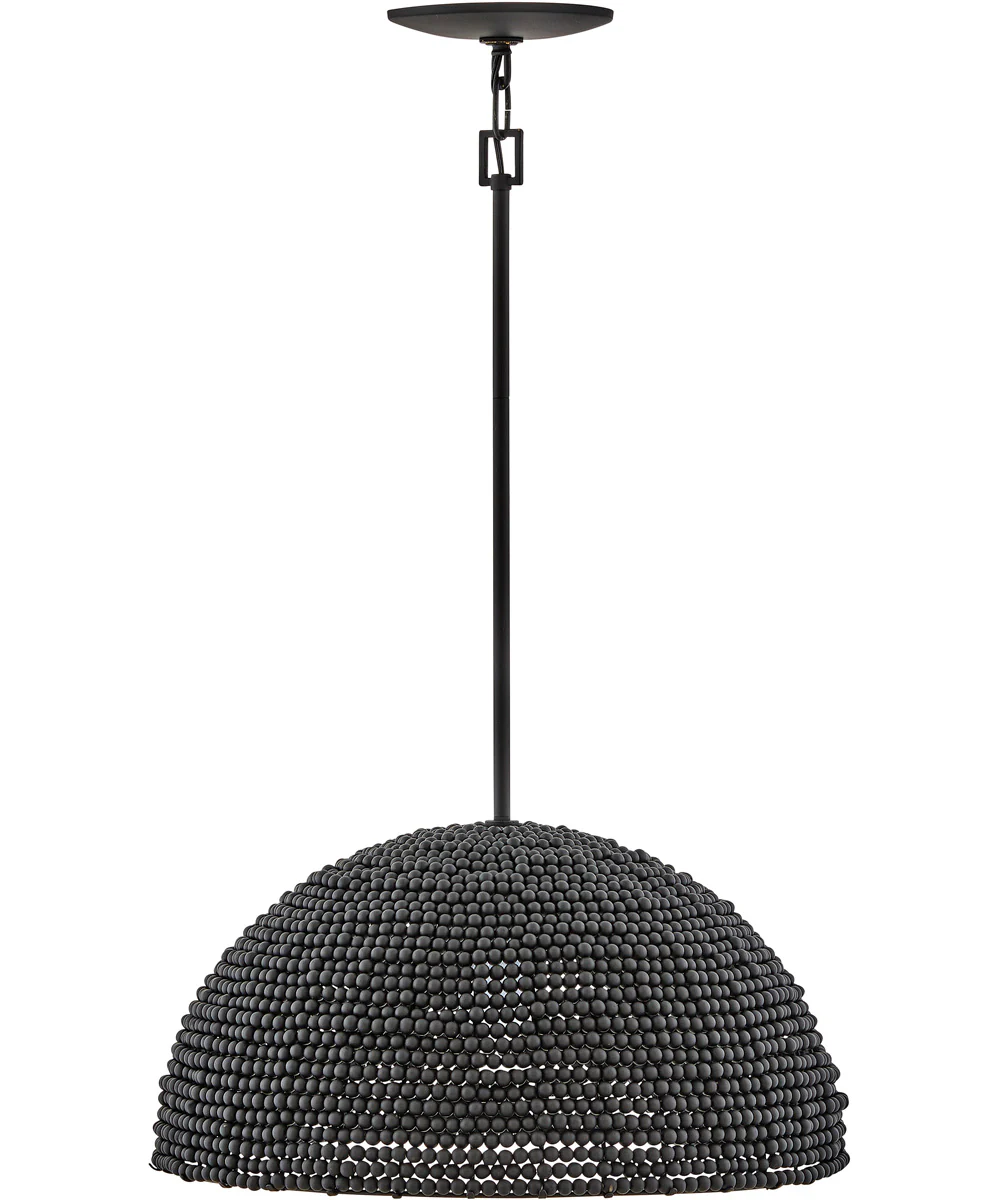 Dalia 1-Light Large Pendant in Black - Image 5