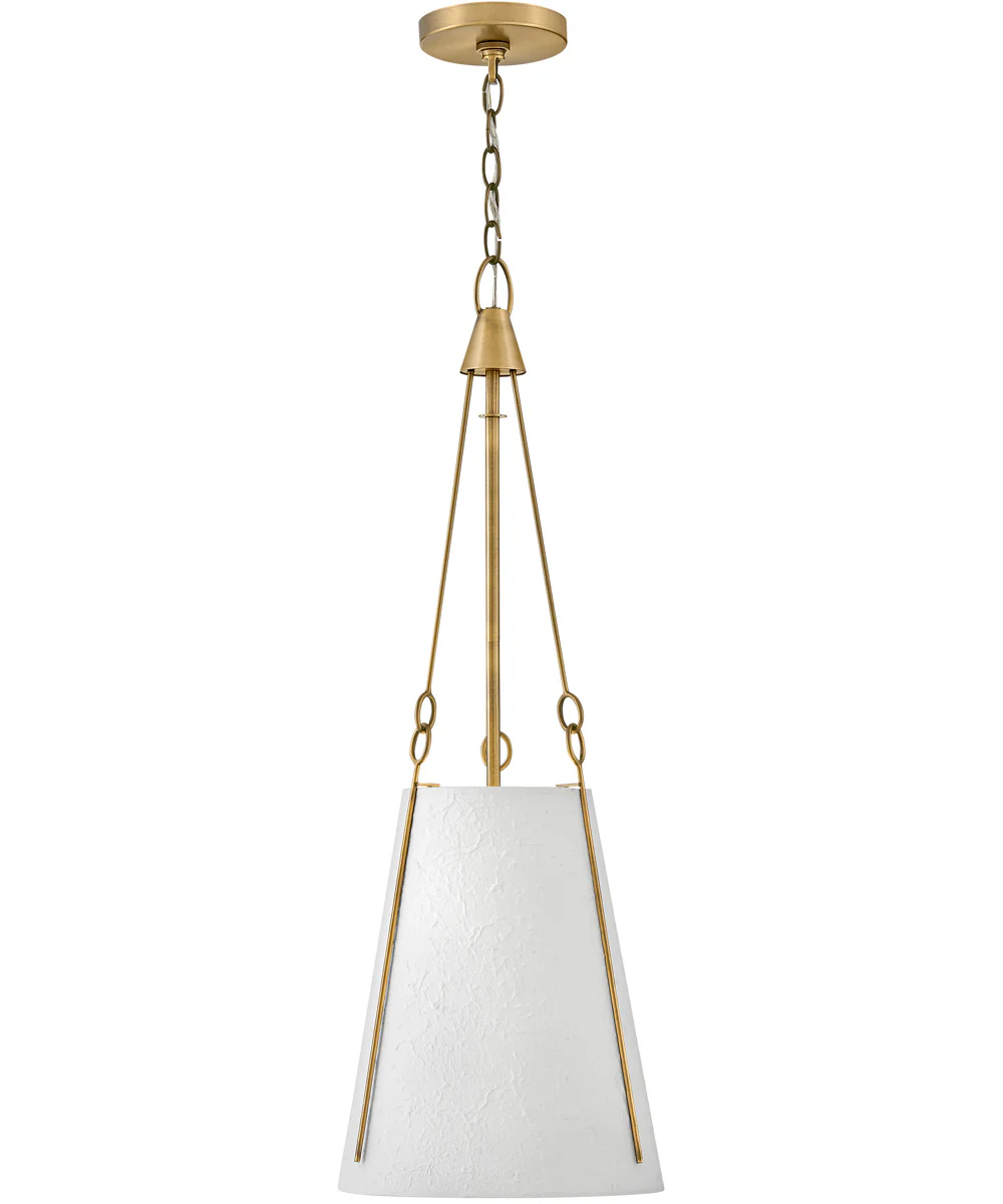 Danvers 1-Light Small Pendant in Lacquered Dark Brass - Image 2
