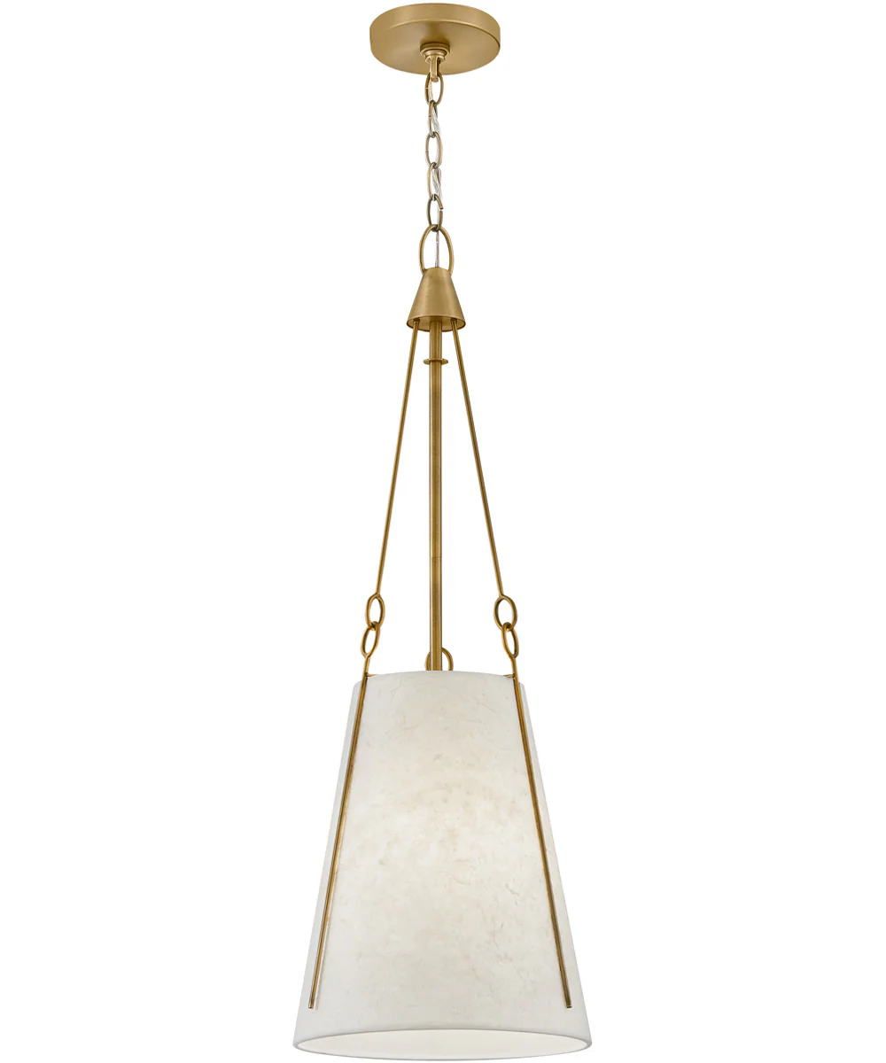Danvers 1-Light Small Pendant in Lacquered Dark Brass - Image 3