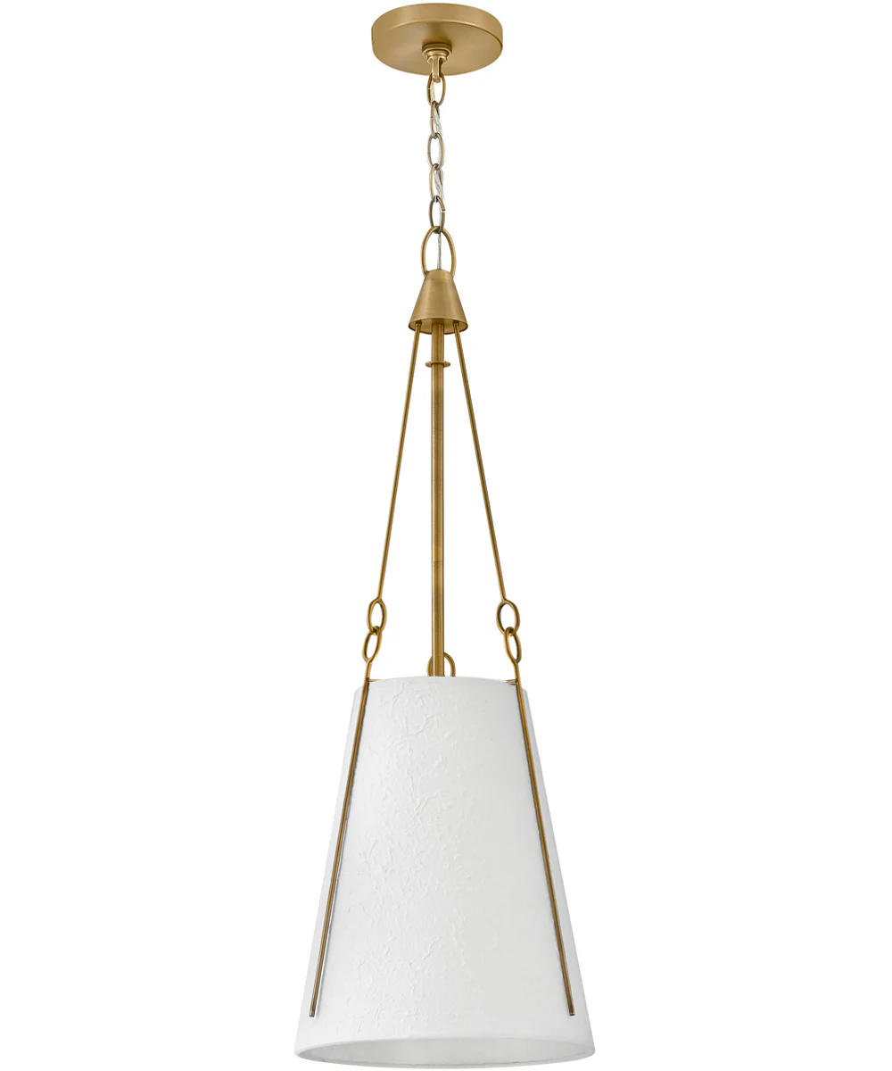 Danvers 1-Light Small Pendant in Lacquered Dark Brass - Image 4