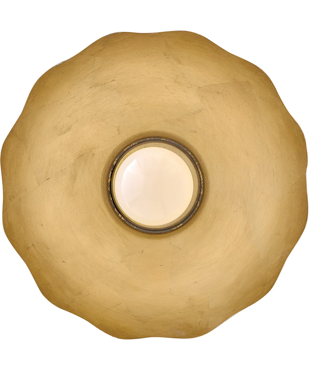 Darla 1-Light Medium Flush Mount in Textured Plaster - Image 4