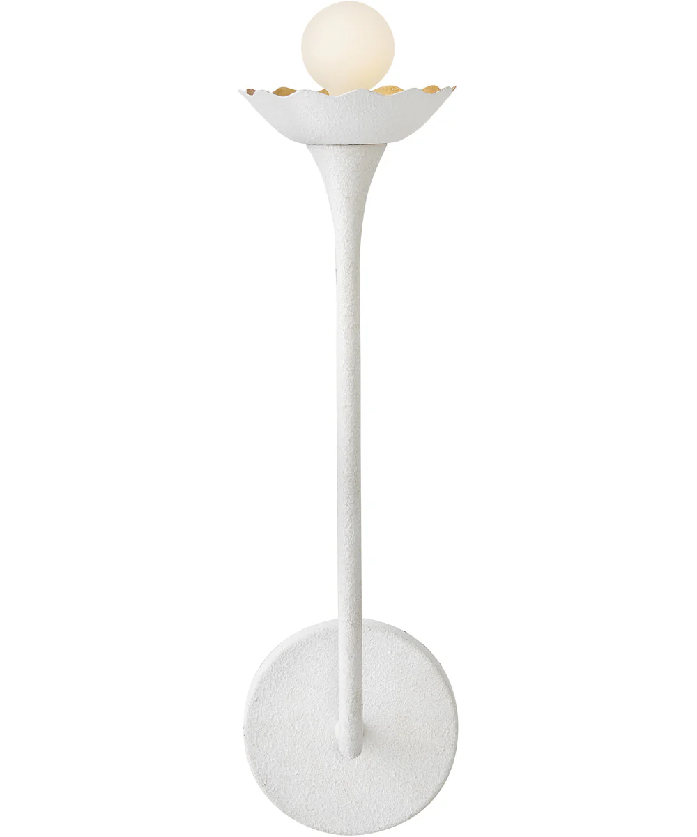 Darla 1-Light Medium Single Light Sconce in Textured Plaster - Image 3