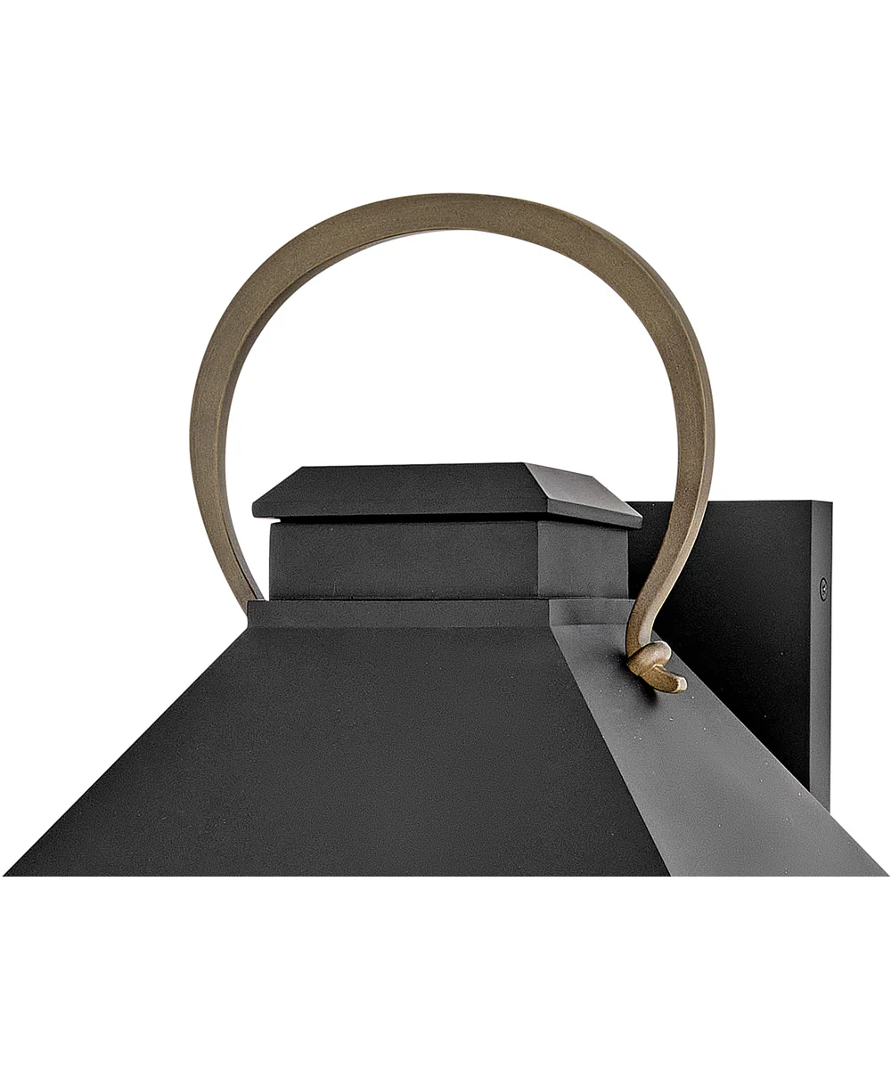 Dawson 4-Light Large Wall Mount Lantern in Black - Image 6