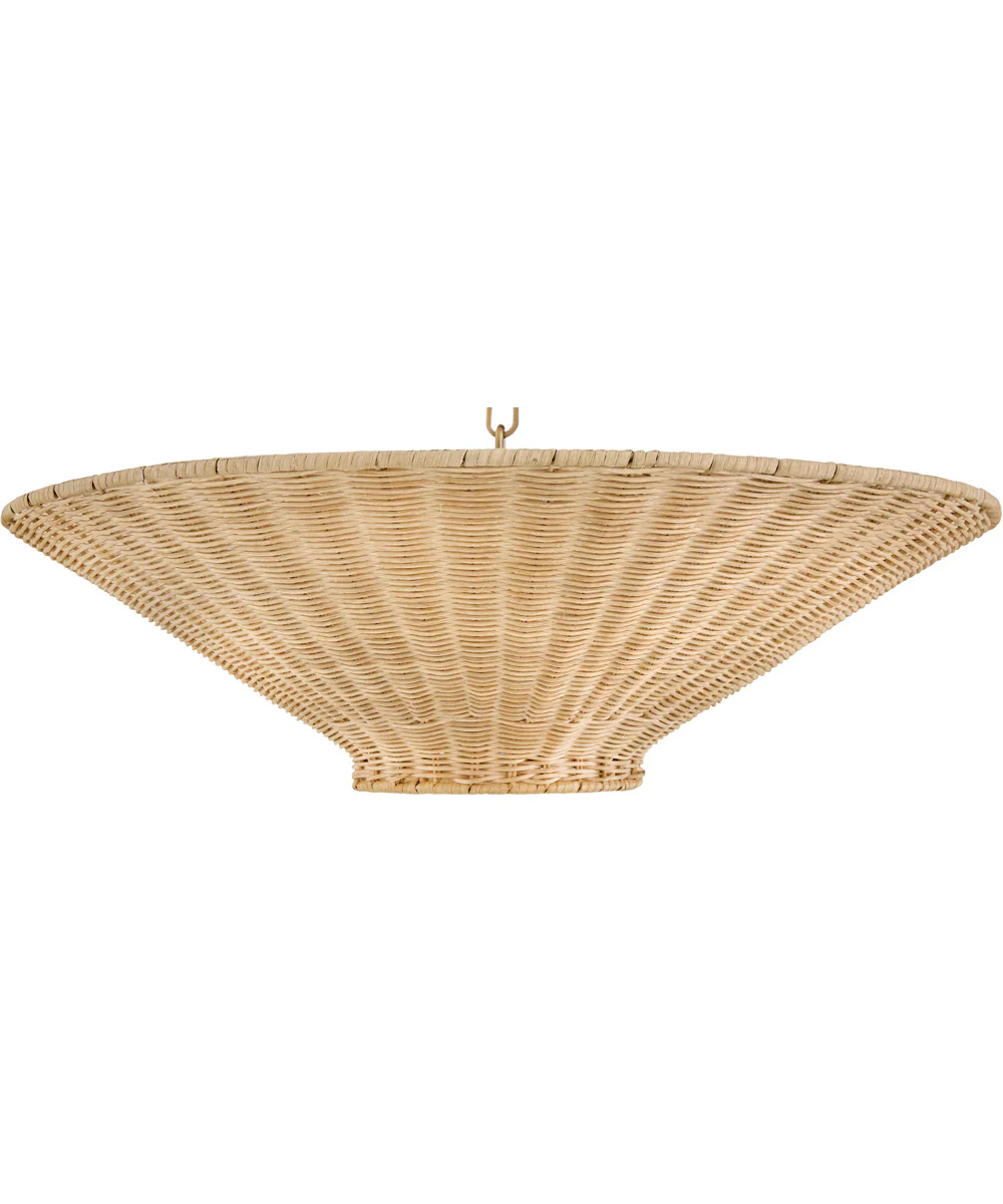 Delia 4-Light Small Convertible Chandelier in Heritage Brass - Image 5