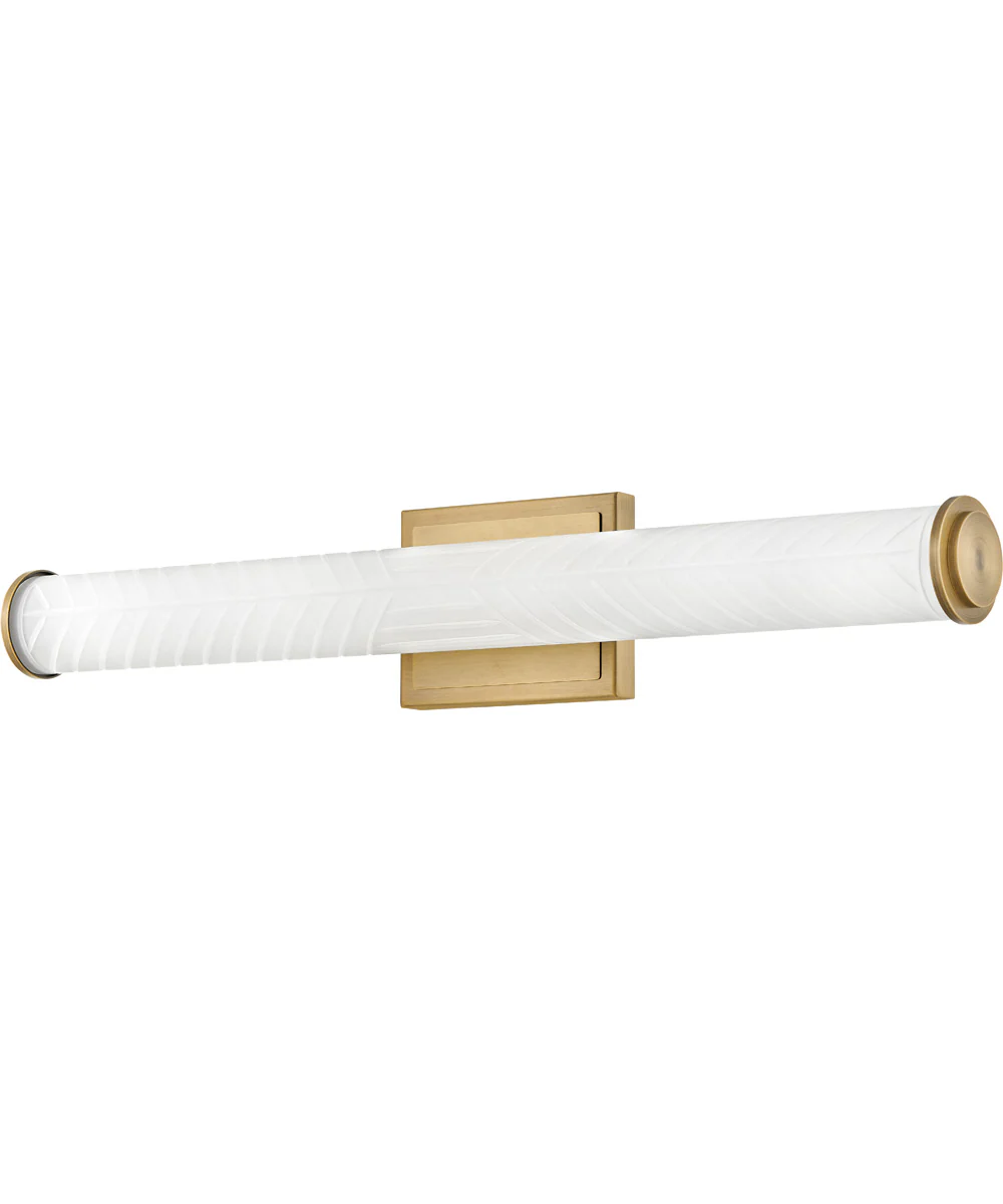 Devon LED-Light Medium LED Vanity in Lacquered Brass - Image 6