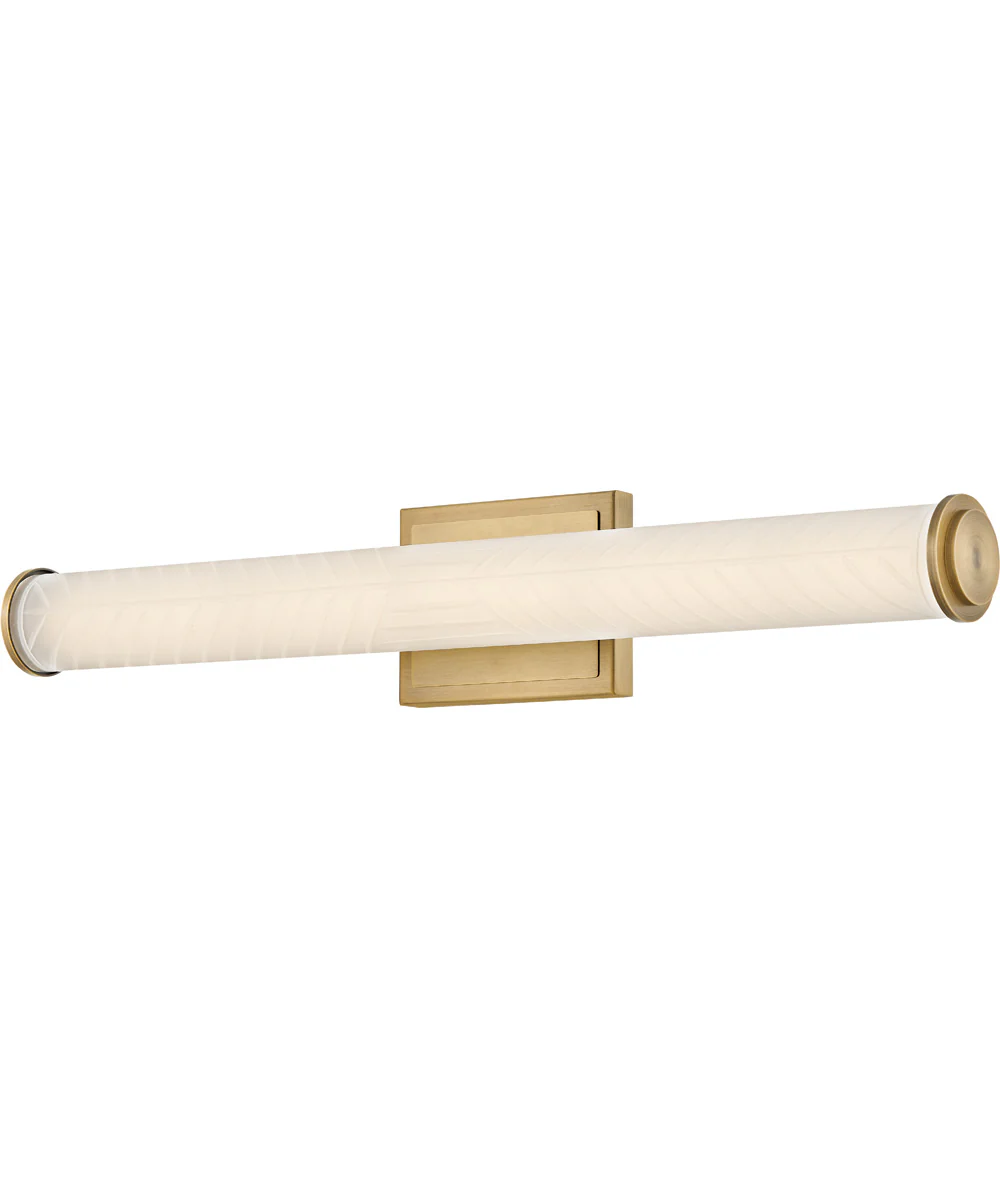 Devon LED-Light Medium LED Vanity in Lacquered Brass - Image 7