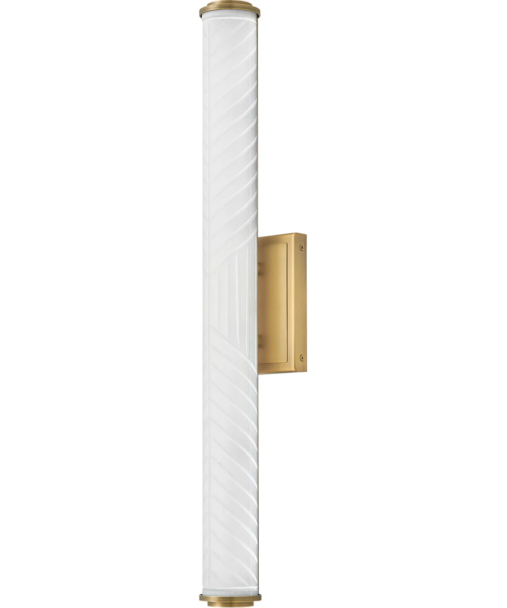 Devon LED-Light Medium LED Vanity in Lacquered Brass - Image 8