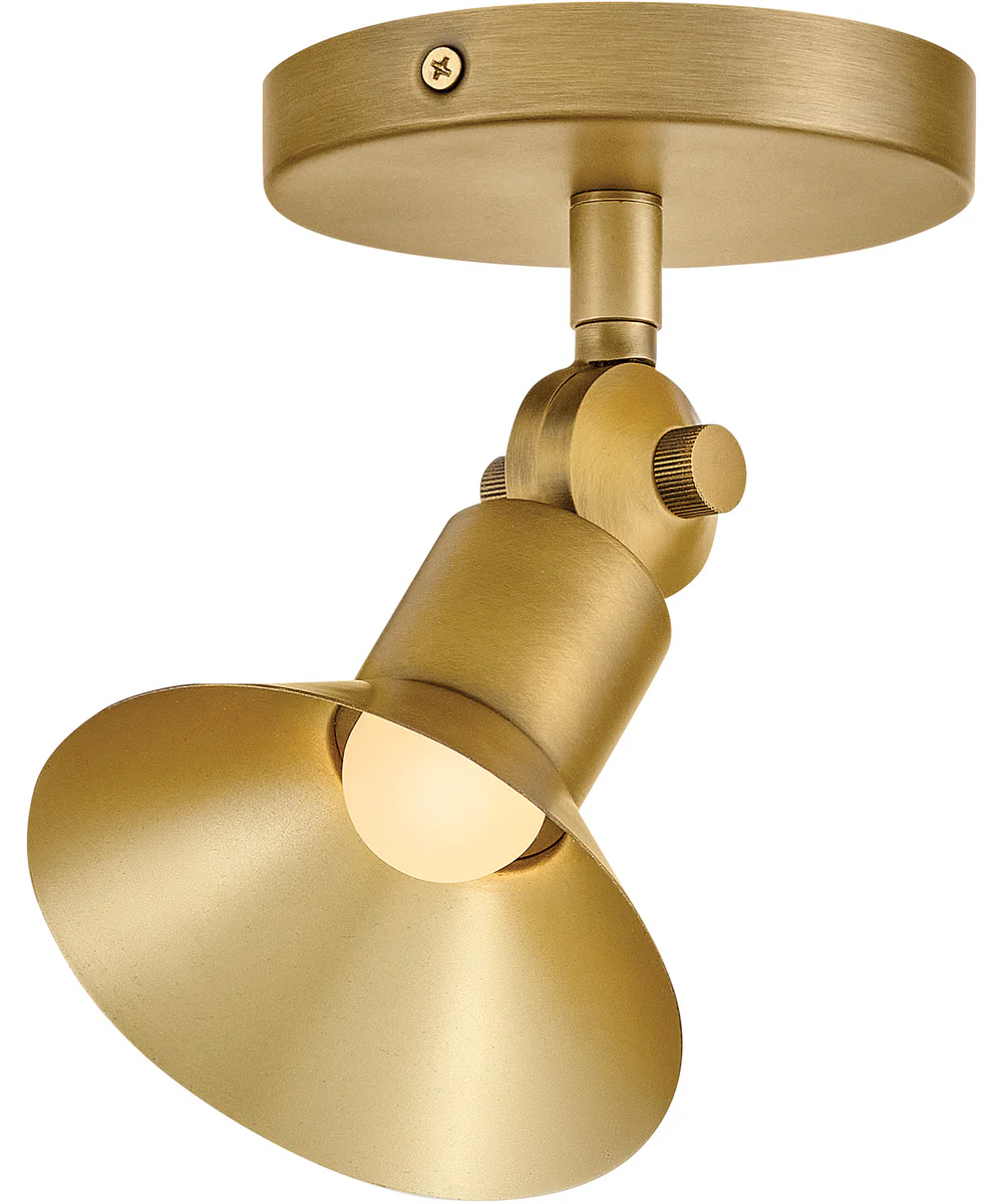 Dom LED-Light Small Adjustable LED Sconce in Heritage Brass - Image 3