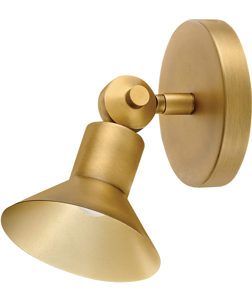 Dom LED-Light Small Adjustable LED Sconce in Heritage Brass - Image 7