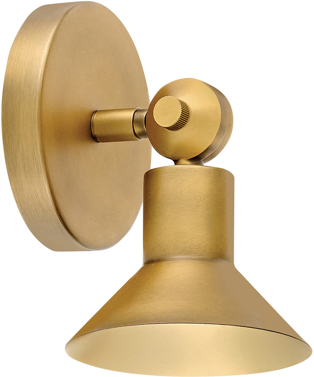 Dom LED-Light Small Adjustable LED Sconce in Heritage Brass - Image 8