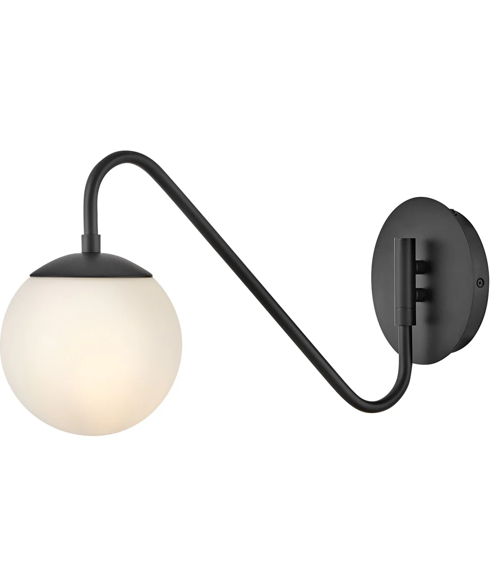 Dottie 1-Light Small Single Light Sconce in Black - Image 3