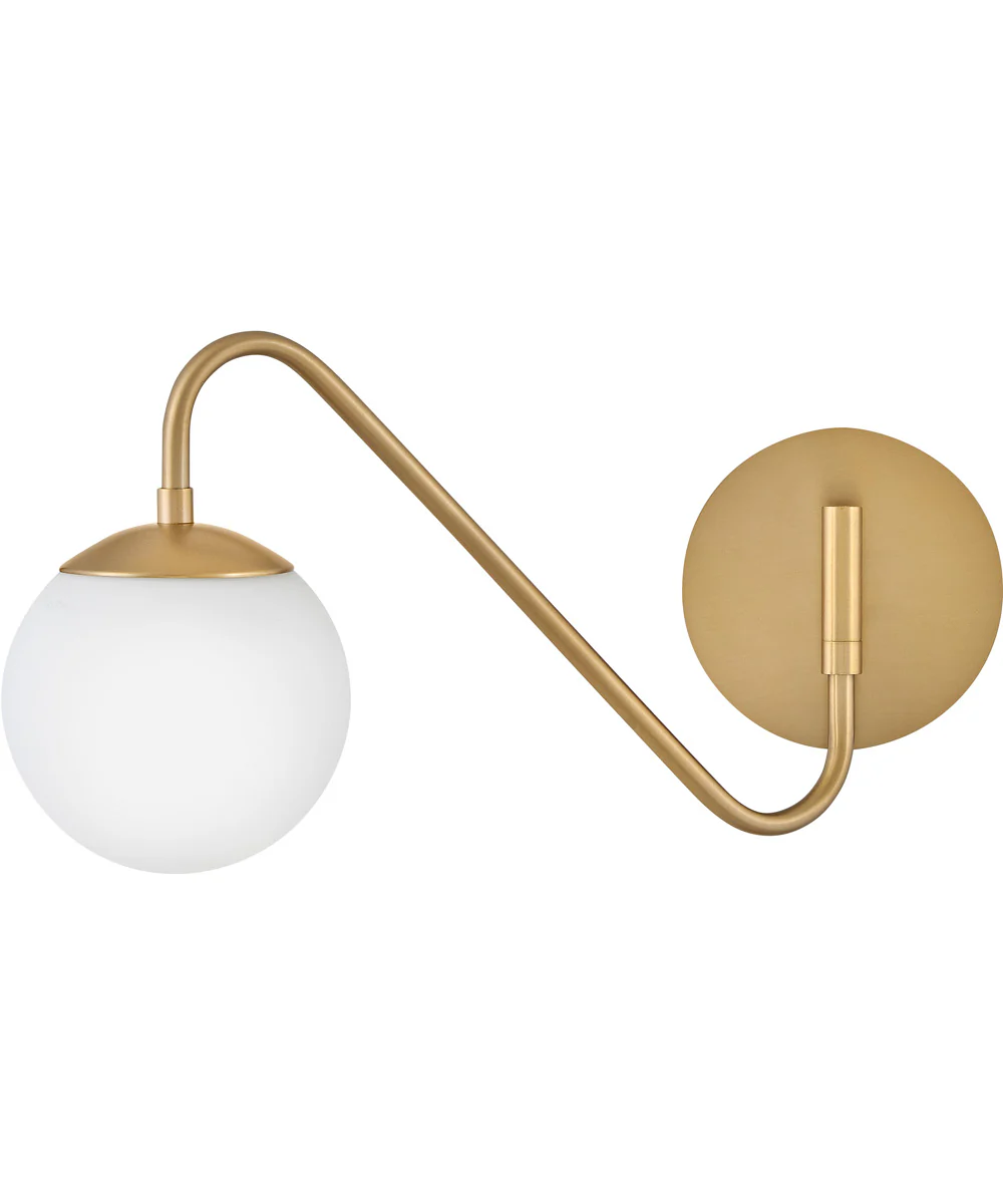 Dottie 1-Light Small Single Light Sconce in Lacquered Brass - Image 6