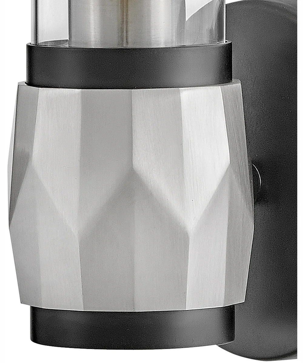 Ellison 1-Light Single Light Vanity in Black with Brushed Nickel accents - Image 7