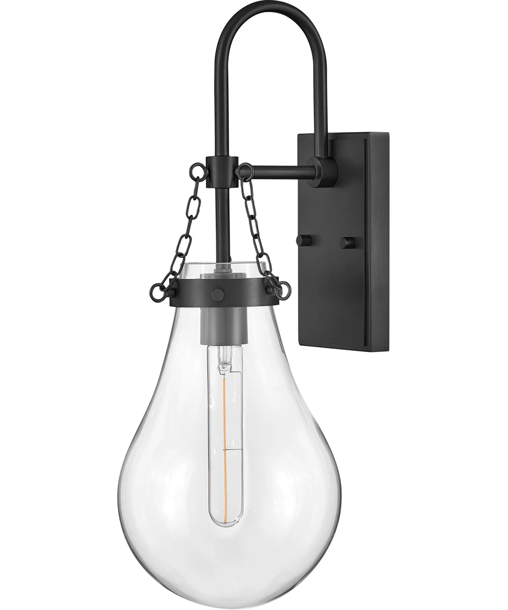 Eloise 1-Light Large Single Light Sconce in Black - Image 2