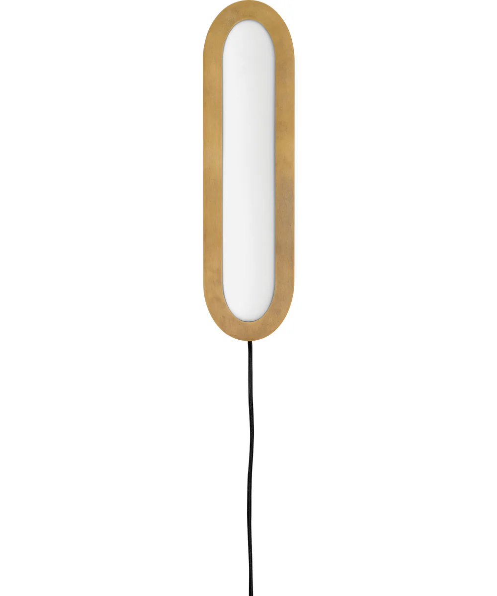 Emme LED-Light Large LED Vanity in Heritage Brass - Image 2