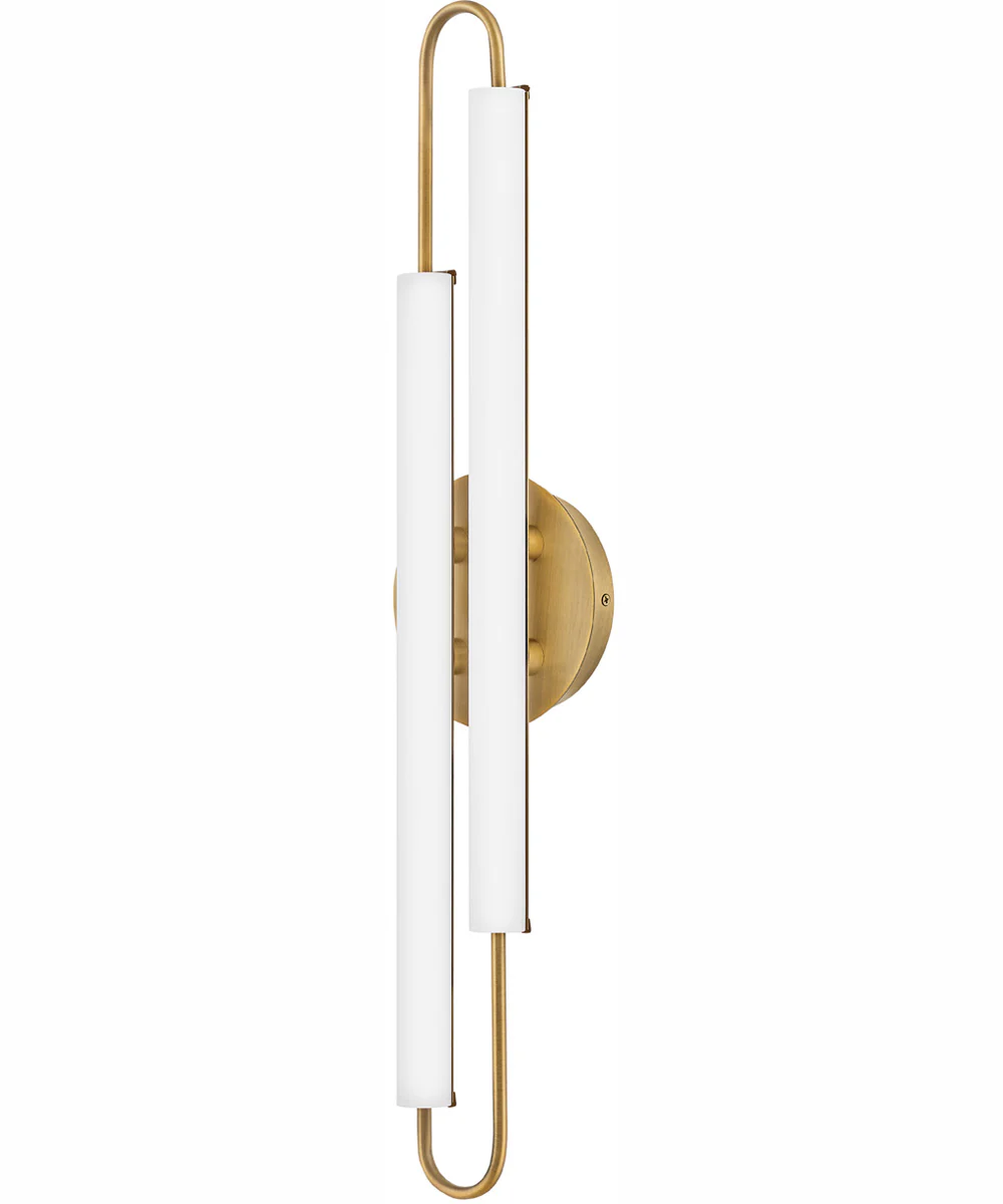 Eos LED-Light Medium LED Vanity in Lacquered Brass - Image 5