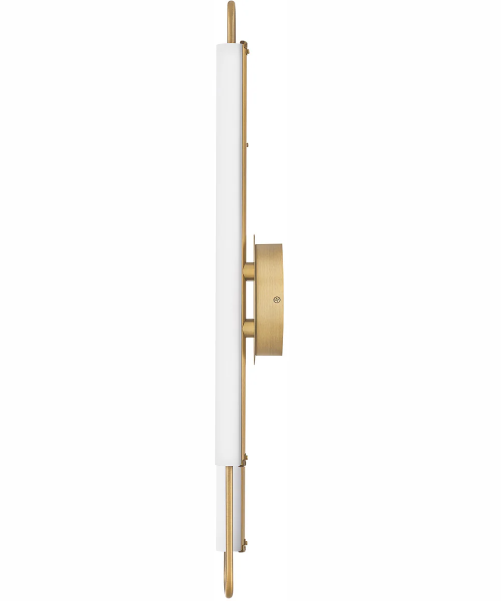 Eos LED-Light Medium LED Vanity in Lacquered Brass - Image 6