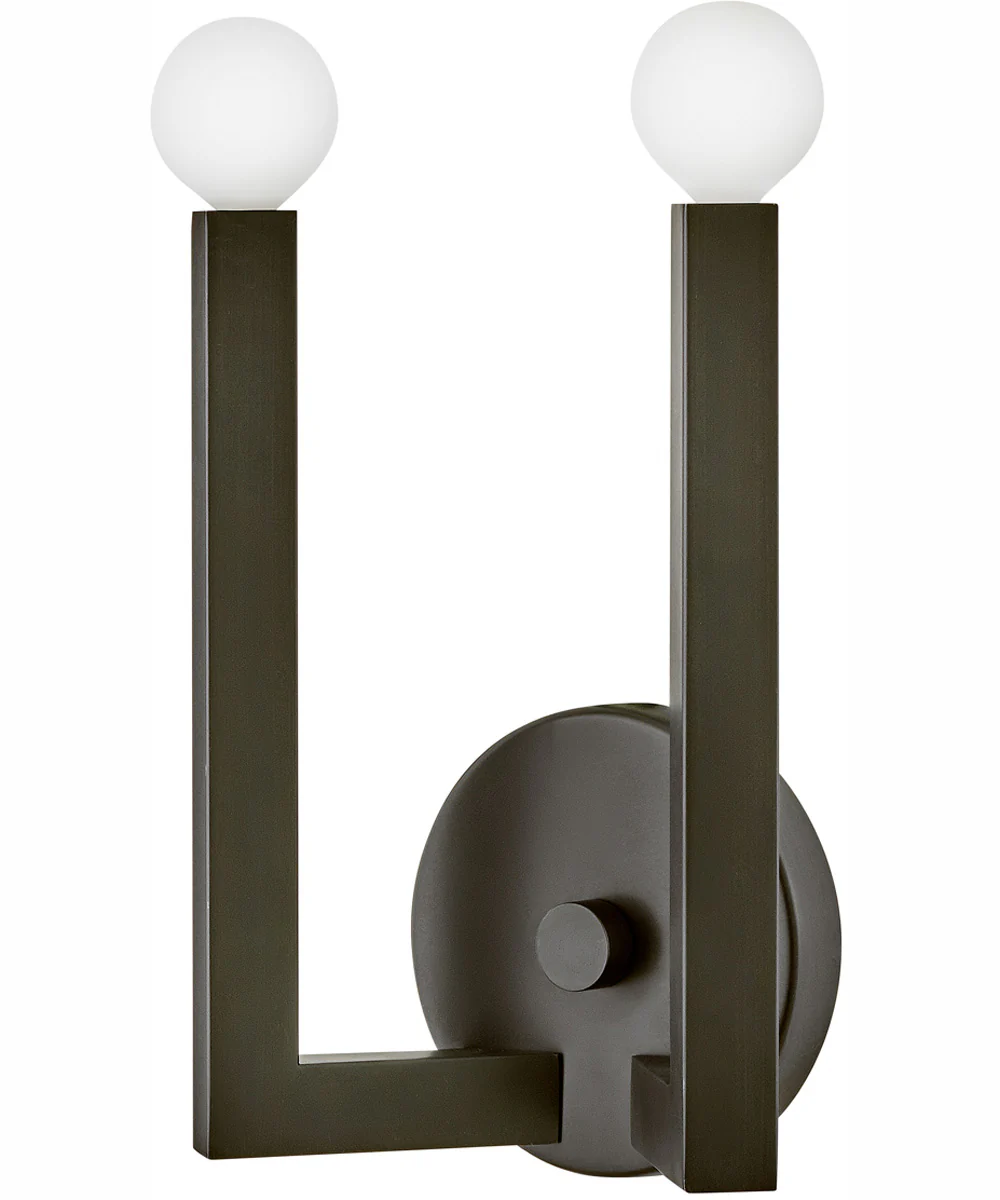Ezra 2-Light Two Light Sconce in Black Oxide - Image 3