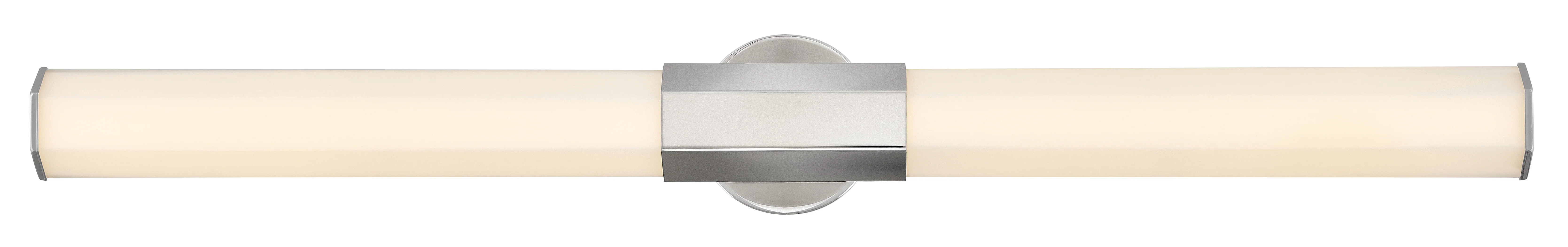 Facet LED-Light Extra Large LED Vanity in Polished Nickel