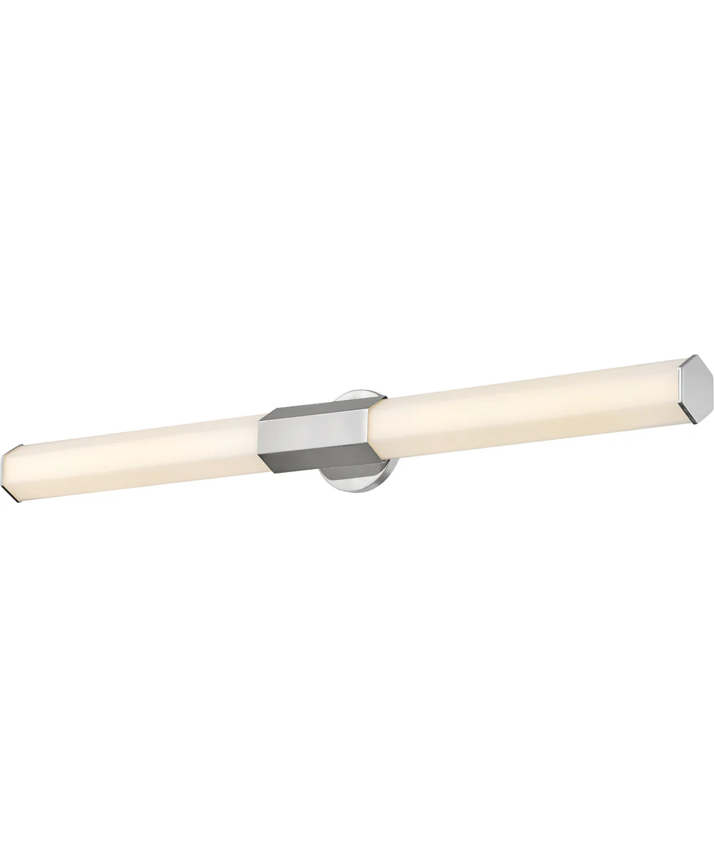 Facet LED-Light Extra Large LED Vanity in Polished Nickel - Image 6