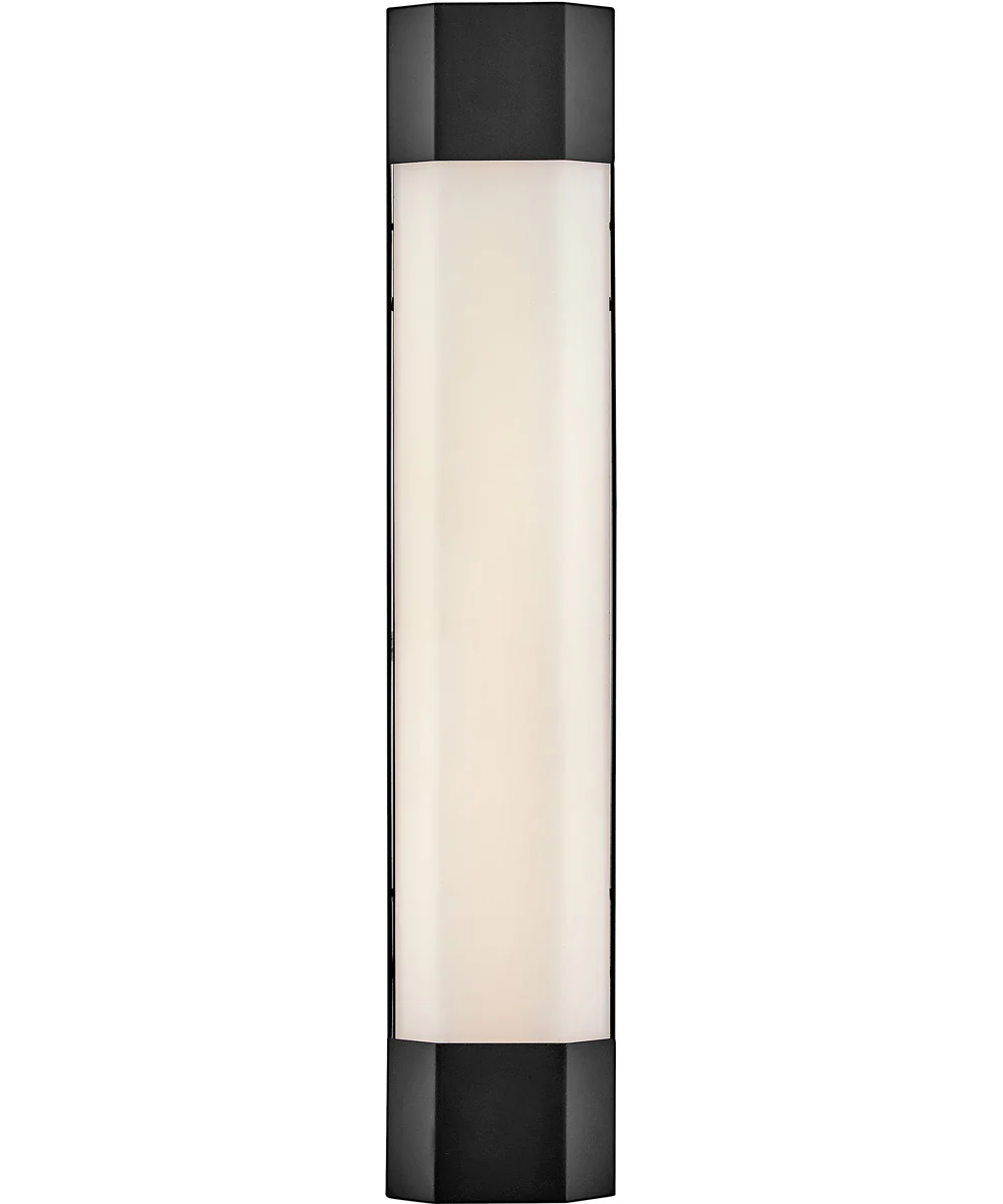 Facet LED-Light Large Wall Mount Lantern in Black - Image 2
