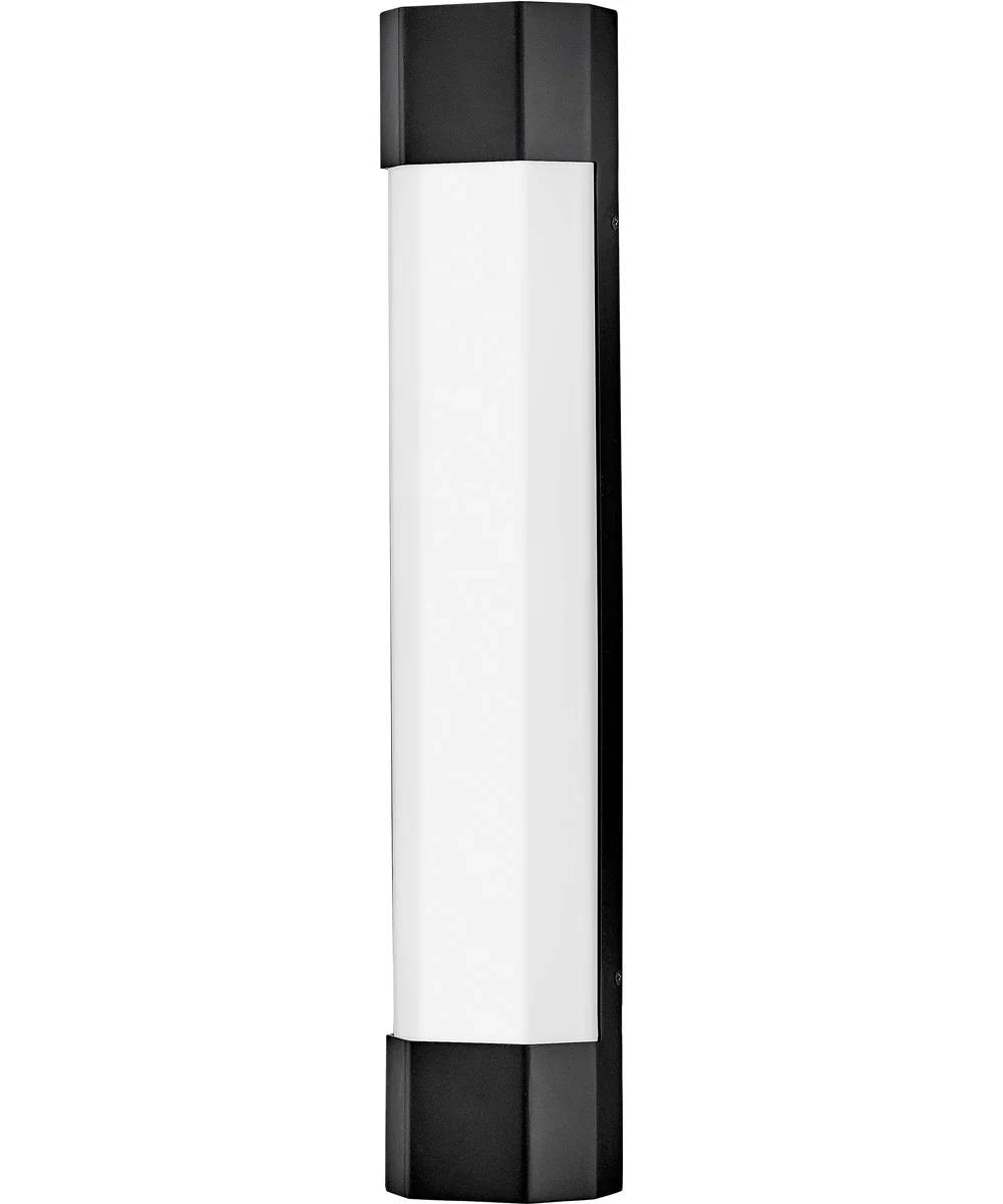 Facet LED-Light Large Wall Mount Lantern in Black - Image 4