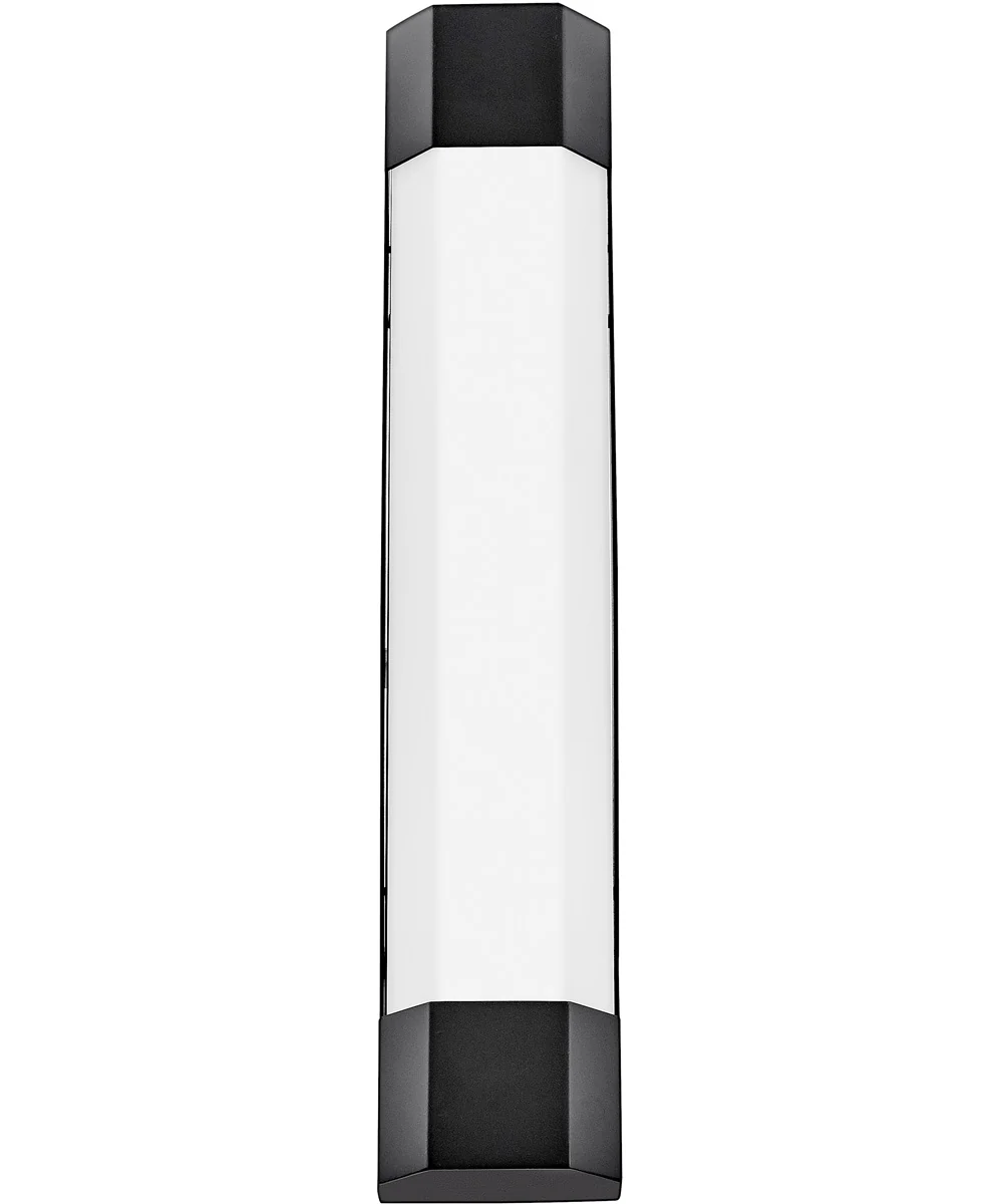Facet LED-Light Large Wall Mount Lantern in Black - Image 6
