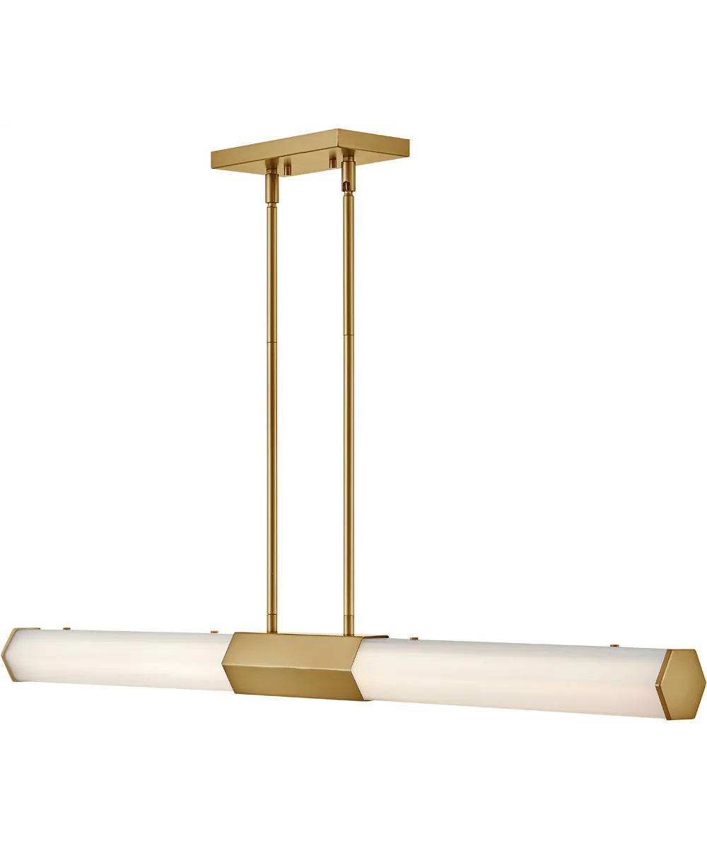 Facet LED-Light Medium LED Linear in Heritage Brass - Image 2