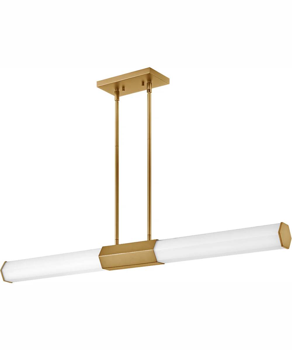 Facet LED-Light Medium LED Linear in Heritage Brass - Image 3