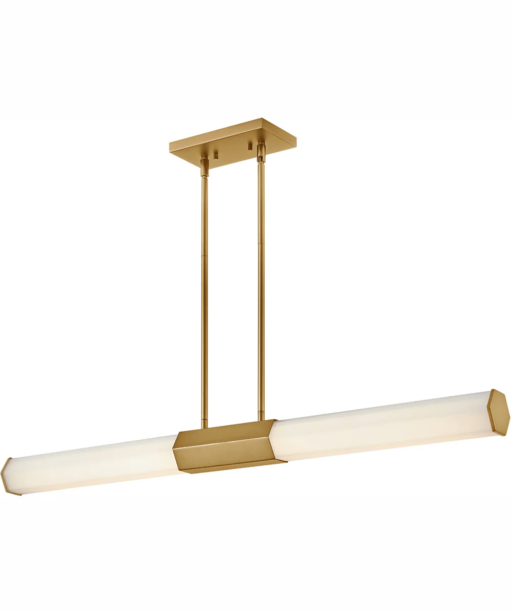 Facet LED-Light Medium LED Linear in Heritage Brass - Image 4