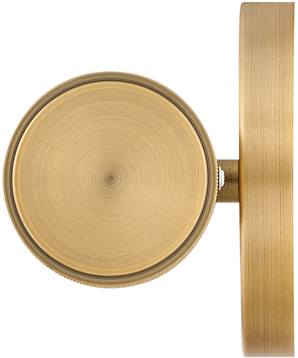 Femi LED-Light Medium LED Vanity in Lacquered Brass - Image 4